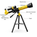 HD Professional Astronomical Telescope with Eyepieces Monocular (Yellow) Newly