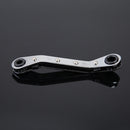 Double End Ratchet Wrench Ratcheting Tensioner Gear Ring Metric Repair Hand Tool
