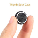 4pcs Silicone Joystick Analog Thumbstick Grip Cover for PS4 (Black + White)
