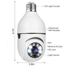 with Two Way Audio Smart Motion Detection Light Bulb Camera Wireless 1080P WiFi
