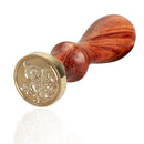 Sealing Wax Classic Initial Wax Seal Stamp Alphabet Letter P Retro Wood