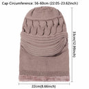Cycling Velvet Warm Windproof Woolen Hat Winter Hat Balaclava Beanies Scarf Cap