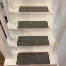 14pcs Stair Carpet Mats Self-adhesive Non-slip Stair Stepping Protector Rug