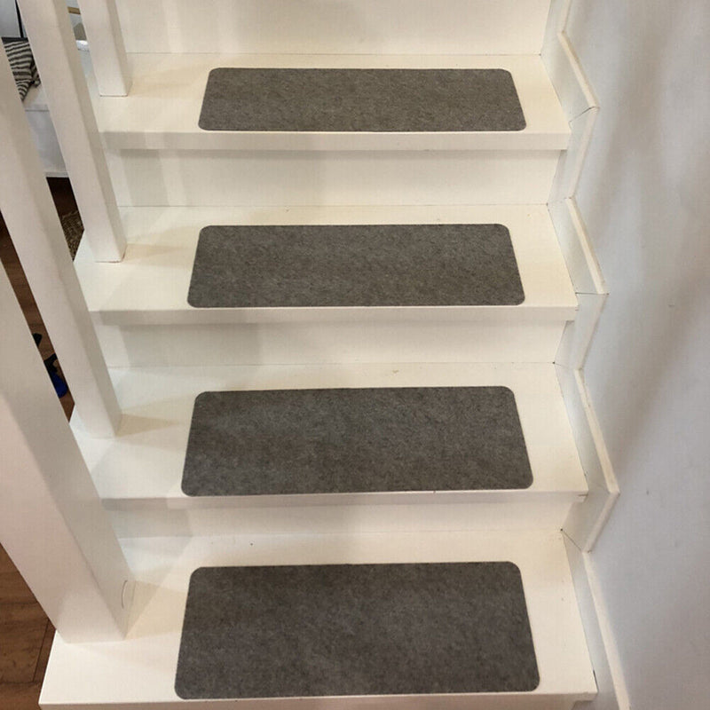 14pcs Stair Carpet Mats Self-adhesive Non-slip Stair Stepping Protector Rug
