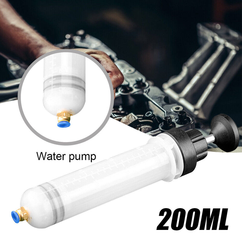 200cc Car Oil Fluid Extractor Filling Syringes Bottle Hand Pump Car Accessories