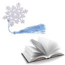 Office Book Marker Metal Snowflake Carry Bookmark Page Maker Pendant High Height