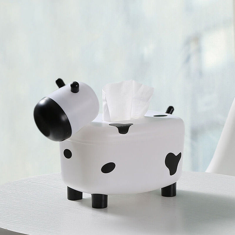 2 in 1 Tissue Box Toothpick Holder Calf-Shaped Creative Office Tissue Container
