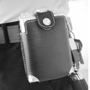 8oz Stainless Steel Whiskey Wine Flagon Alcohol Hip Flask with Leather Case