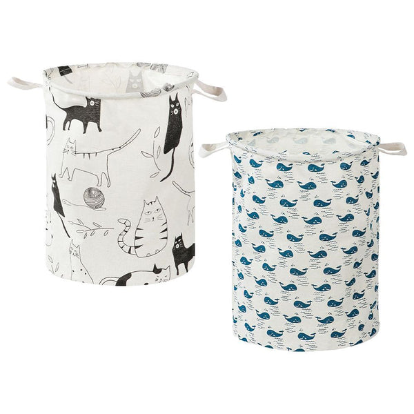 Waterproof Organizer Bucket Large Capacity Storage Home Dirty Laundry Basket