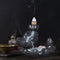 Backflow Incense Burner Ceramic Waterfall Smoke Censer Home Office Decor Newly