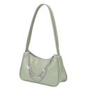 Fashion Women PU Leather Butterfly Chain Underarm Bags Casual Ladies Small Purse