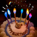 Birthday Candles - 6/12 Pieces Multi-Color Cake Cupcake Candles with Holders