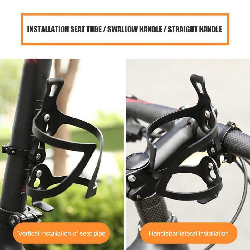 Bicycle Water Bottle Holder Adapter MTB Road Bike Handlebar Water Cup Rack Cl