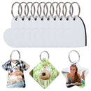 Key Rings Present Sublimation Blank Keychain MDF Material Blank Key chain