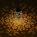 Lights LED Hollow Balcony Decoration Iron Art Solar Light Garden Light