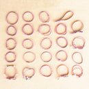 24pcs Ladies Headband Ponytail Holder Women Kids Elastic Rubber Rope Hair Tie