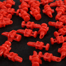 50pcs Nozzle Set Garden Watering Refraction Atomization Nozzles (Red)