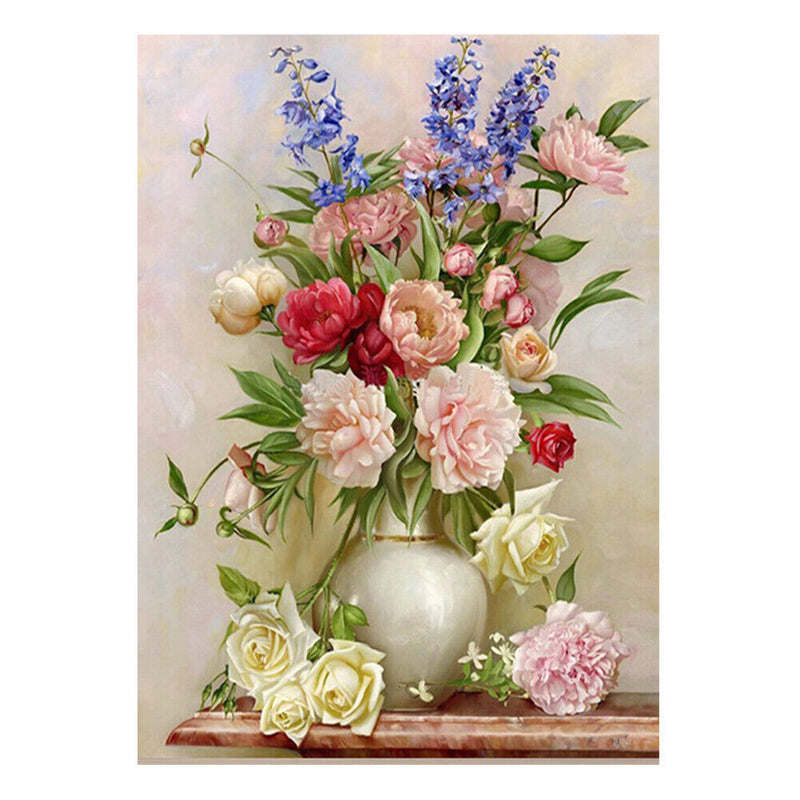 Charming Flowerpot 5D Diamond DIY Painting Craft Kit Home Decor Newly