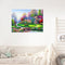 Hand Painted DIY Countryside View Oil Canvas Paint By Numbers Drawing Kit