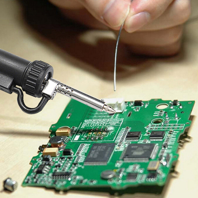 Electric Welding Soldering Tin Sucker Vacuum 220V Desolder Pump with Nozzle