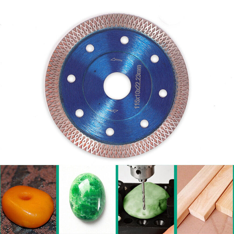 Diamond Saw Blades Wood Cutting Wheel Disk for Tile Ceramic (Blue 115mm) Newly