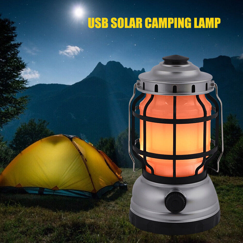 Solar Barn Lantern Lamp Portable Outdoor Camping Emergency Light (1991C)