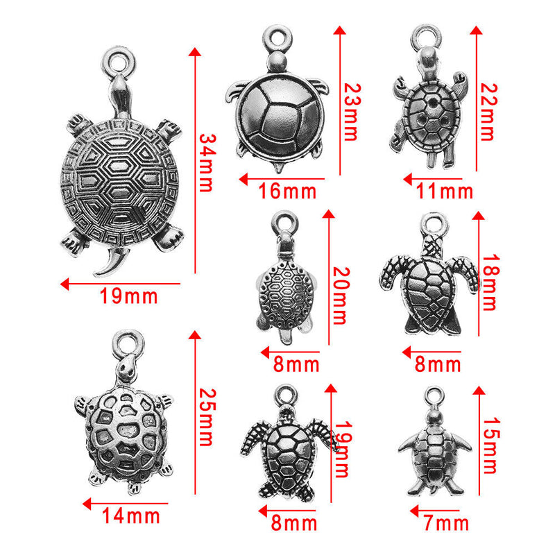 Decorative Making Findings Sea Turtle Pendant Pretty Beads Tortoise Charms