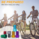 Bike Air Pump Tube Aluminum Alloy Bicycle Valve Adapters Set Cycling Accessories