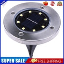 8pcs Outdoor Solar 8LED Ground Light Garden Path Landscape Decking Lamp