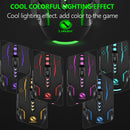 V7 USB Wired Mouse 6 Buttons 3600dpi Gaming Optical Gamer LED Mice for PC
