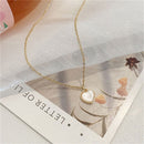 Wedding Gift Women Heart Shaped Necklace Opal Pendant Clavicle Necklace Choker