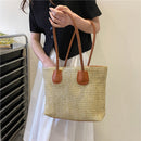 Large Capacity Straw Women Handbag Female Handwoven Summer Beach Totes Bags