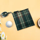 Golf Ball Cleaning Towel Golf Club Head Wiping Cloth Cleaner Tool (Green)
