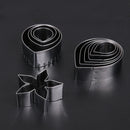 Stainless Steel Fondant Rose Flower Petal Sepal Leaf Cake Mold Cookie Tool