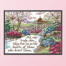 DIY Partial Cross Stitch Cotton Embroidery Art Hanging Handicrafts Artwork Gift