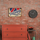 Weatherproof Retro Chic Letter Sign Iron Painting Wall Drawing Template (7)