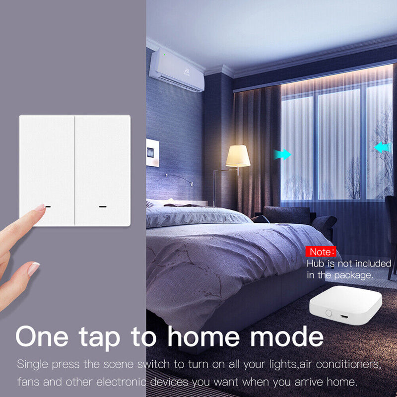 Tuya Smart Bluetooth-compatible ZigBee Wall Switch App Control Hub Required