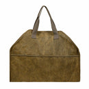 Camping Package Log Storage Holder Canvas Firewood Carrier Bag Log Tote Bag