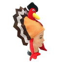 Funny Carnival Chicken Leg Hat Christmas Thanksgiving Turkey Decoration F3U4