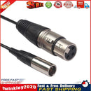 1m Mini XLR 3Pin Male to XLR 3Pin Female Camera Microphone Audio Cable  Newly