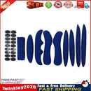 27pcs Cycling Helmet Inner Pads Kit Sealed Sponge for Motorcycle (Blue) Newly