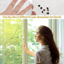 Anti-insect Screen Protector with Stickers Tape DIY Fly Bug Mosquito Net Curt