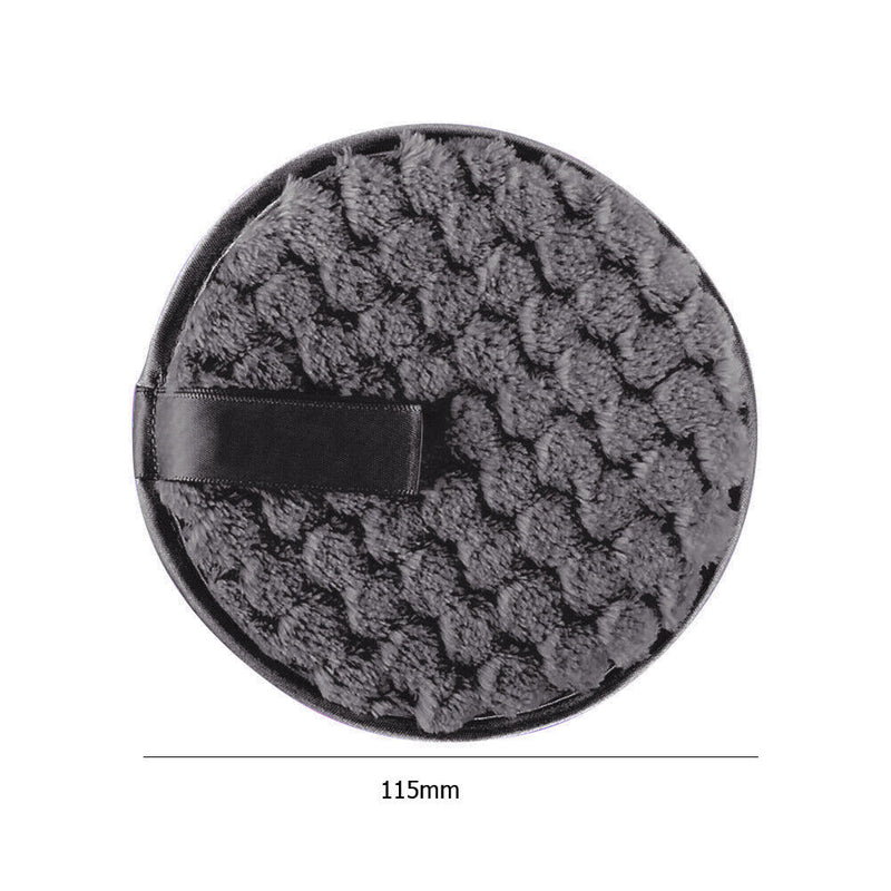 Wash Face Microfiber Puff Double Layer Round Makeup Cleansing Cotton Towel To