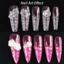 Nails Square Trapezoid Coloured Glaze Design False Tips Stiletto Press on Nails