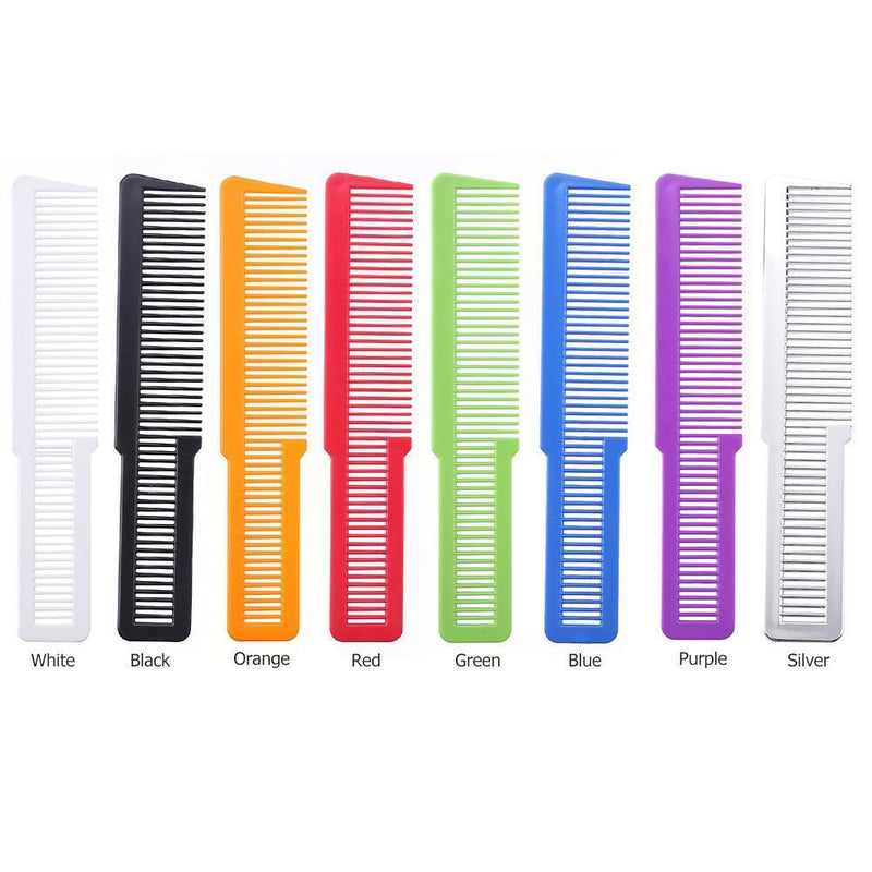 Hairdressing Carbon Anti-static Comb Wide Tooth Hair Clipper Comb (Red)