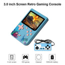 G5S 500 Games 3.0 inch Screen Retro Gaming Console with Controller (Blue) Newly
