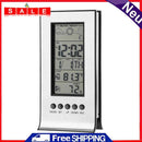 Indoor Outdoor Thermometer Wireless Weather Station Alarm Clock Snooze Forecast Calendar