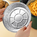 30x Air Fryer Paper Liners Aluminum Foil Tin Box Steamer Basket (A 6 inch) Newly