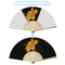 Flowers Folding Fan DIY Handmade Oil Paint By Numbers Craft Fans (Lily)