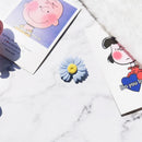 Cartoons Cute Fashion Little Daisy Brooch Badge Corsage Dripping Metal Pin